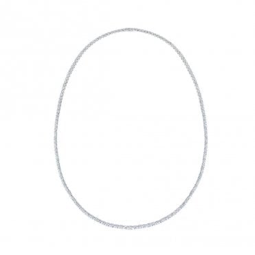 White Gold Diamond Tennis Necklace 5.65ct