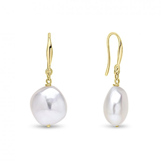 Aminoff London 18ct YG Freshwater Pearl Hooks