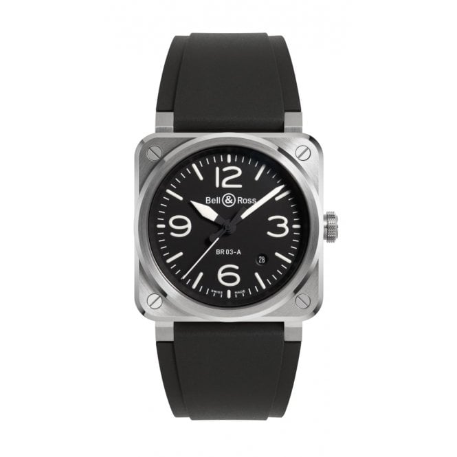 BELL & ROSS BR-03 Black Steel 41 MM