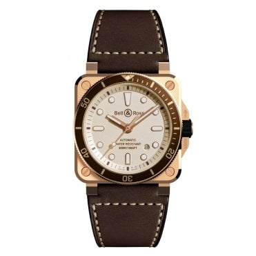 BR-03 Diver White Bronze 42 MM Limited Edition of 999 pieces