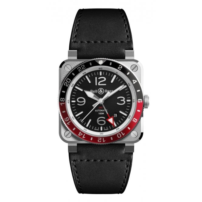BELL & ROSS BR-03 GMT Black 42 MM
