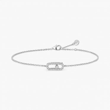 Messika CARE(S) Pavé Children's Bracelet White Gold Diamond Bracelet
