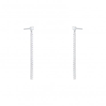 Gatsby Barrette Diamond Bar Earring