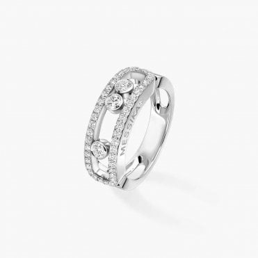 Move Classique Pavé White Gold Diamond Ring