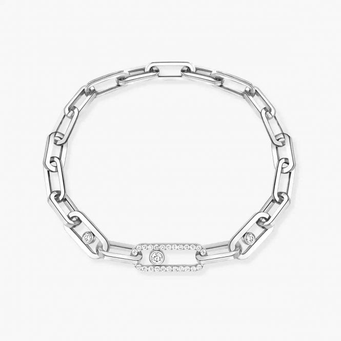 MESSIKA Move Link White Gold Diamond Bracelet