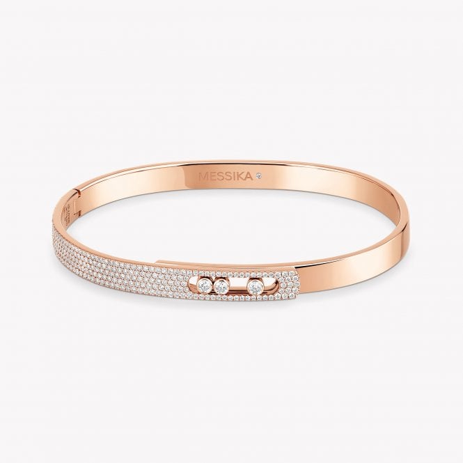 MESSIKA Move Noa Bangle SM Pavé Yellow Gold Diamond Bracelet