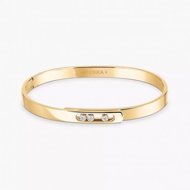 MESSIKA Move Noa Bangle SM Yellow Gold Diamond Bracelet