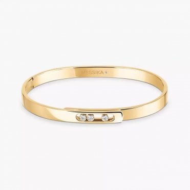 Move Noa Bangle SM Yellow Gold Diamond Bracelet