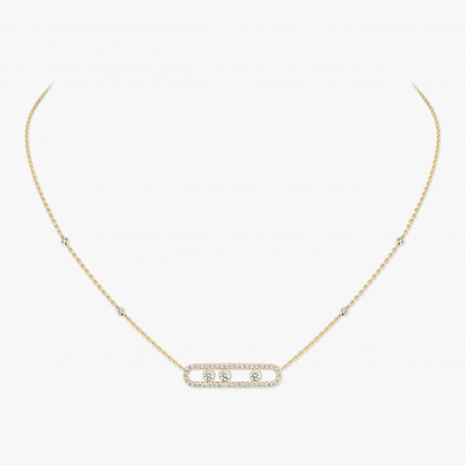 MESSIKA Move Pavé Yellow Gold Diamond Necklace