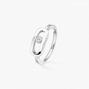 Move Uno Gold LM White Gold Diamond Ring
