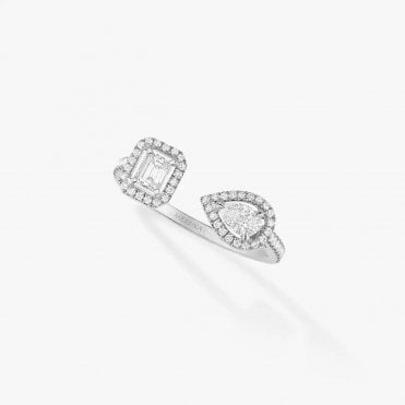 My Twin Toi & Moi 0.15ct x2 White Gold Diamond Ring
