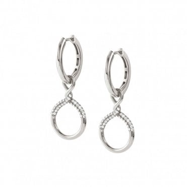 ENDLESS EARRINGS WITH CIRCLE
