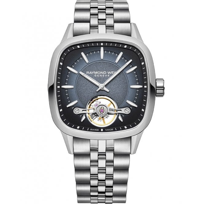 RAYMOND WEIL Freelancer Calibre RW1212 Mens Automatic Blue Steel Watch 40 x 40 mm