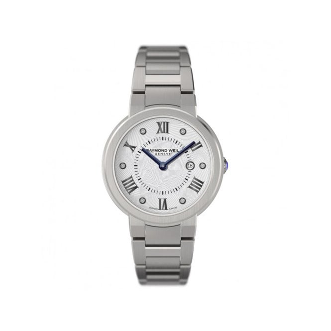 RAYMOND WEIL Jasmine Quartz Diamond Silver Dial Ladies 30mm