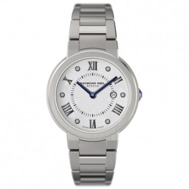 Jasmine Quartz Diamond Silver Dial Ladies 30mm