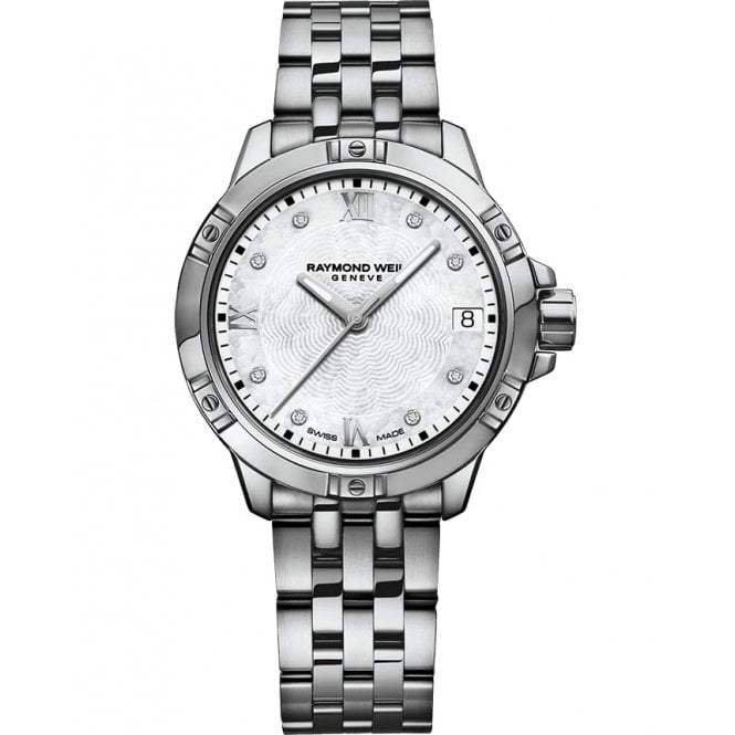 RAYMOND WEIL Tango Classic Ladies Quartz 8 Diamond Steel Watch 30mm