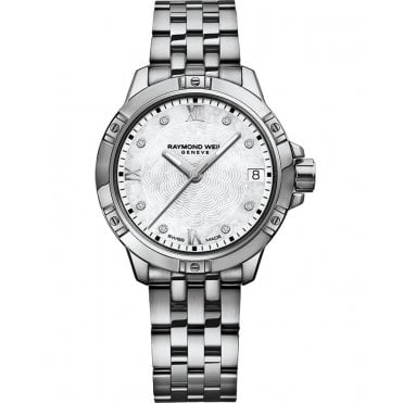 Tango Classic Ladies Quartz 8 Diamond Steel Watch 30mm