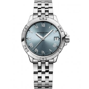 Tango Classic Ladies Quartz Blue Dial Steel Date Watch 30mm