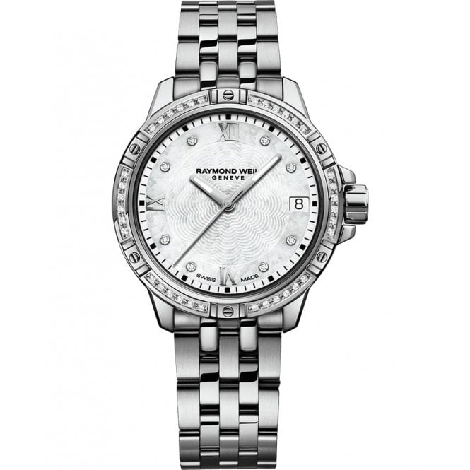 RAYMOND WEIL Tango Classic Ladies Quartz Silver Steel Diamond Bracelet Watch 30mm