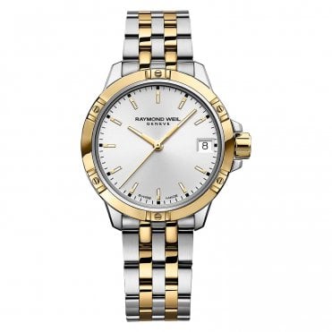 Raymond Weil Tango Classic Ladies White Dial Two-Tone Steel Bracelet Watch 30mm