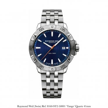 Tango Classic Men's Quartz Steel Bracelet Watch 41mm