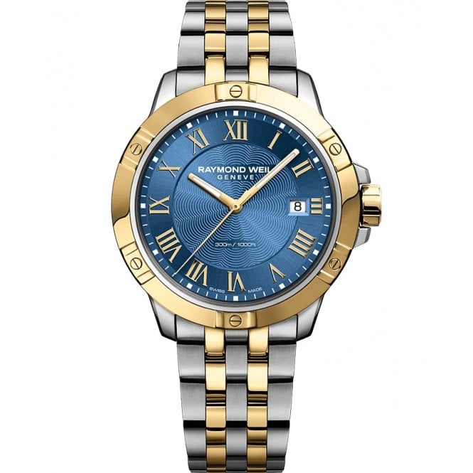 RAYMOND WEIL Tango Classic Men's Quartz Two-tone Gold Steel Bracelet Watch 41mm