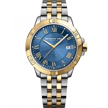 Tango Classic Men's Quartz Two-tone Gold Steel Bracelet Watch 41mm