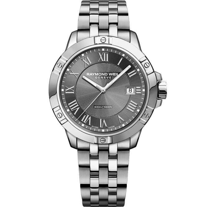 RAYMOND WEIL Tango Date Stainless Steel Mens Watch 41mm 