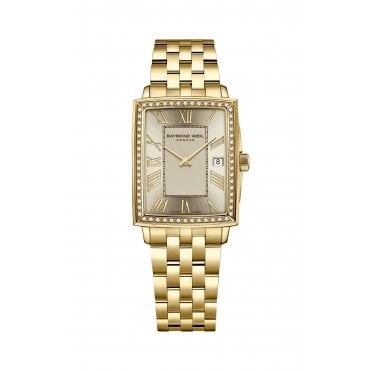 Toccata Ladies Champagne Dial Diamonds Quartz Watch 22 x 28 mm