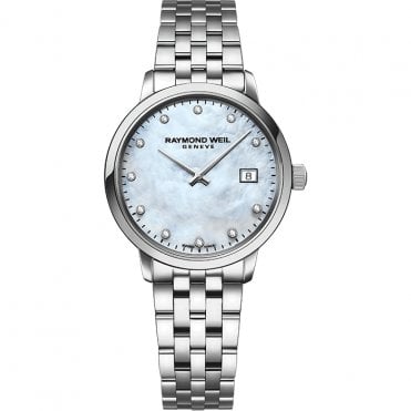 Toccata Ladies White Mother-of-Pearl Diamond Quartz Watch 29mm
