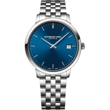 Toccata Men's Classic Steel Blue Dial Quartz Watch 42mm