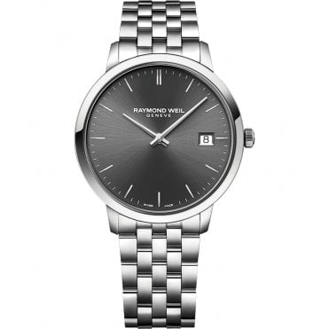 Toccata Men's Classic Steel Grey Dial Quartz Watch 42mm