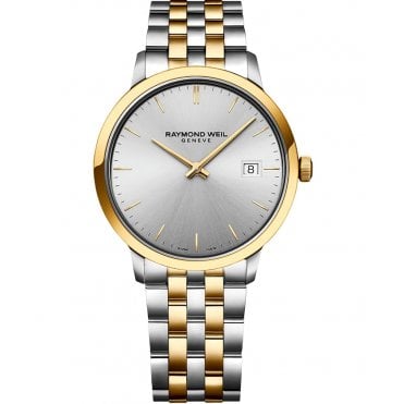 Toccata Men's Two-tone Silver Dial Quartz Watch 39mm