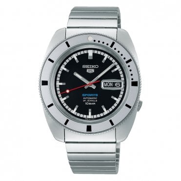 Seiko 5 Sports ‘Pepper Black’ 1968 Recreation Limited Edition of 9,999 PIECES