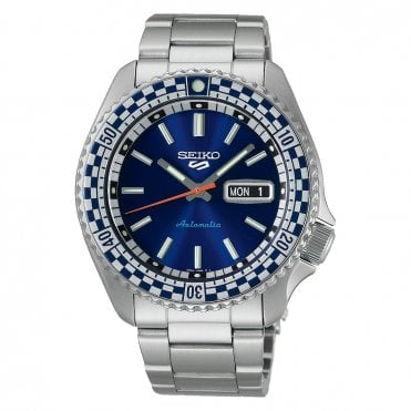 Seiko 5 Sports Petrol Blue ‘Checker Flag’ Special Edition