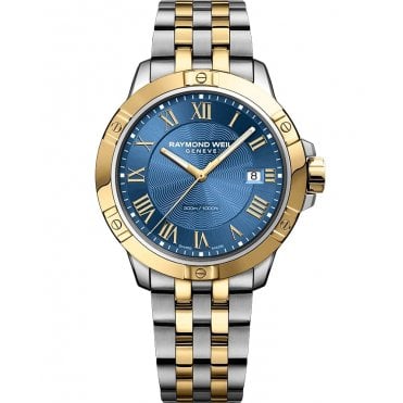 Tango Classic Men's Quartz Two-tone Gold Steel Bracelet Watch 41mm