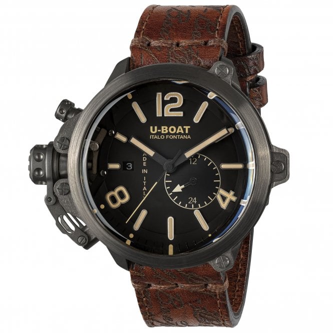 U-BOAT CAPSULE 50MM TITANIUM BK BE