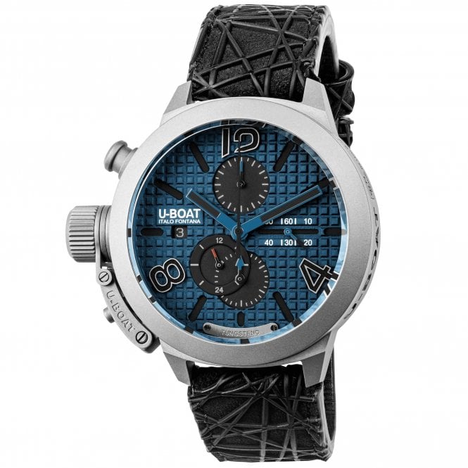 U-BOAT CLASSICO 45 TITANIUM TUNGSTEN BLUE