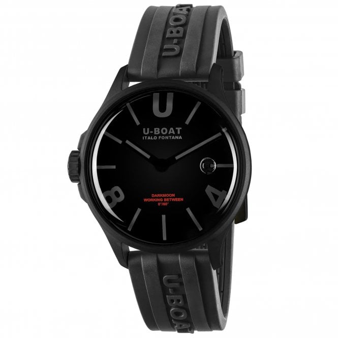 U-BOAT DARKMOON 40 MM BK BLACK CURVED PVD