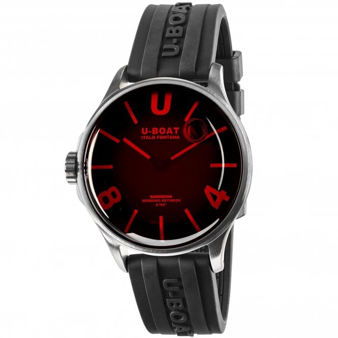 U-BOAT DARKMOON 40 MM SS RED GLASS