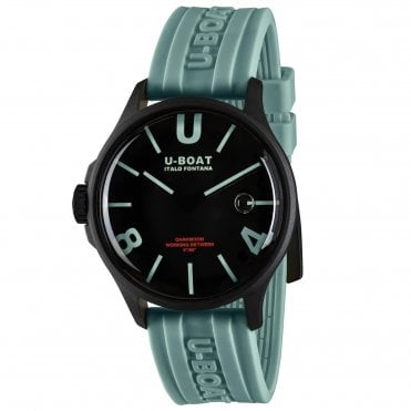 DARKMOON 44MM BK AQUAMARINE PVD