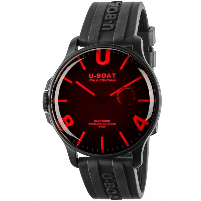 U-BOAT DARKMOON 46,50 MM RED GLASS PVD