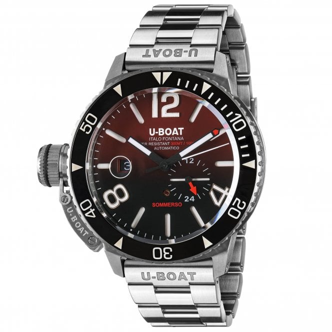 U-BOAT SOMMERSO CERAMIC BORDEAUX/MT